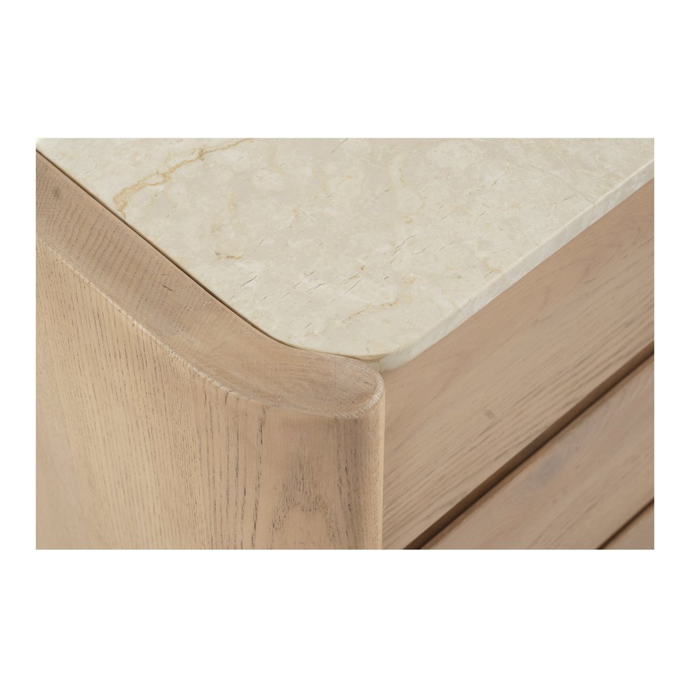 Moes Home - Lane 6 Drawer Dresser Natural - RP-1069-24 view 7