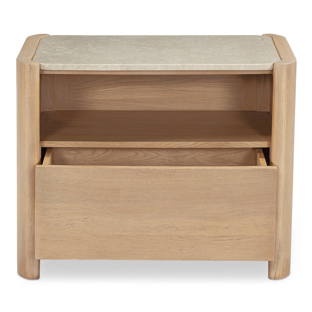 Moes Home - Lane Nightstand Natural - RP-1068-24 view 2