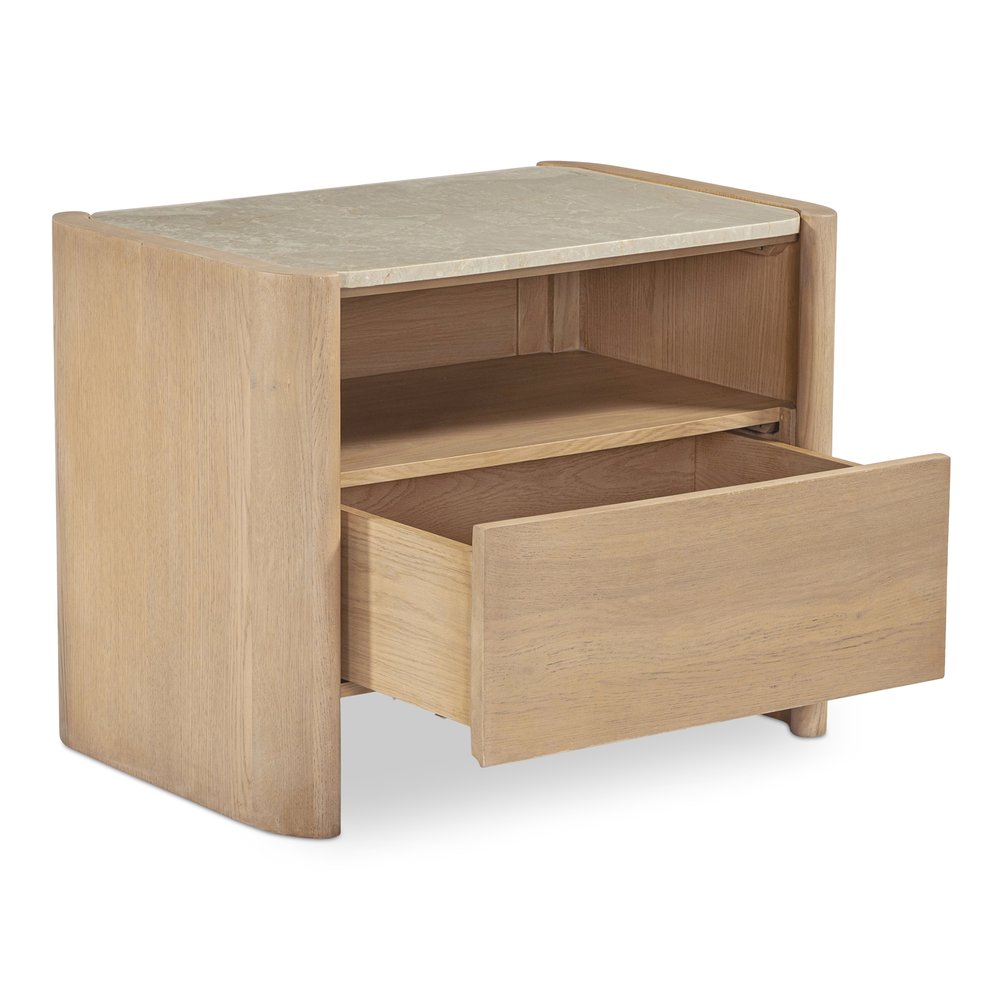 Moes Home - Lane Nightstand Natural - RP-1068-24 view 3