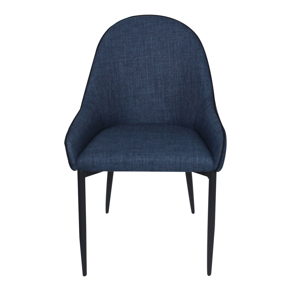 Moes Home - Lapis Dining Chair Dark in Blue (Set of 2) - UU-1001-26 veiw 1