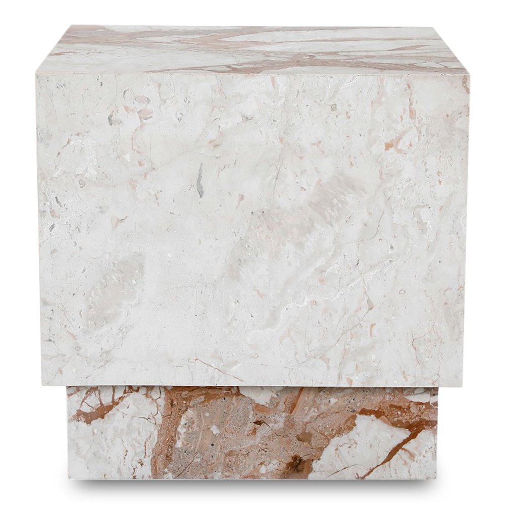 Moes Home - Layla Side Table Breccia Marble - GK-1139-34 view 1