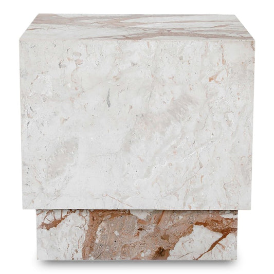 Moes Home - Layla Side Table Breccia Marble - GK-1139-34 view 1