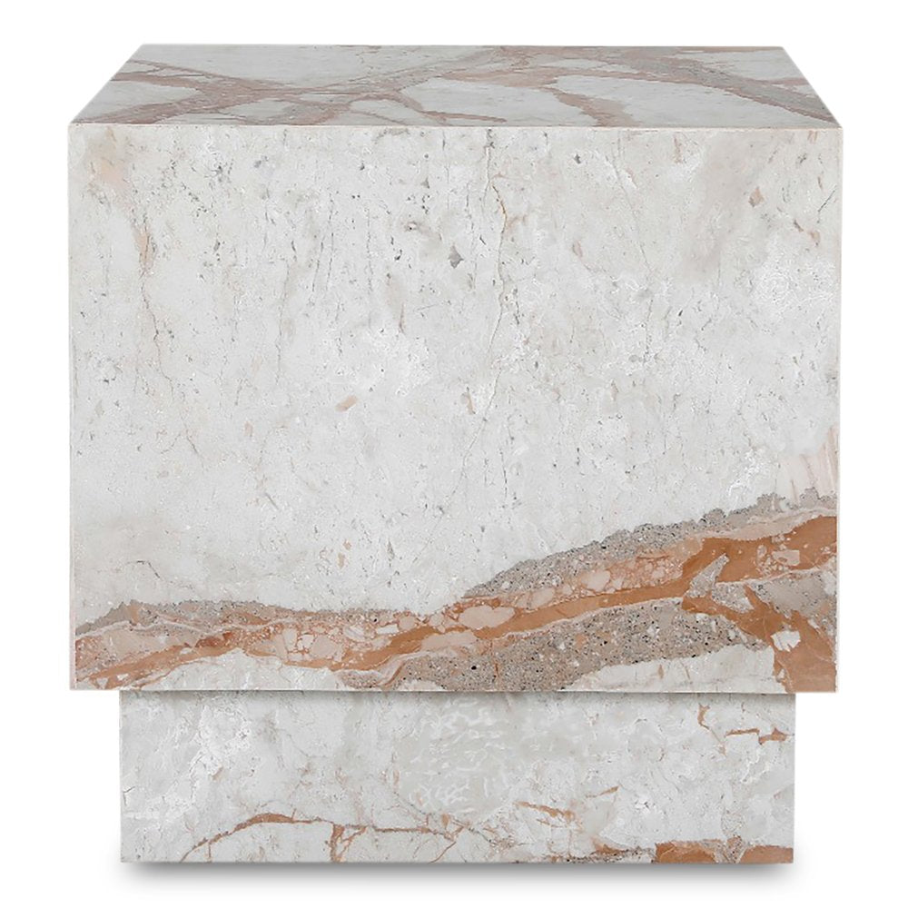 Moes Home - Layla Side Table Breccia Marble - GK-1139-34 view 2