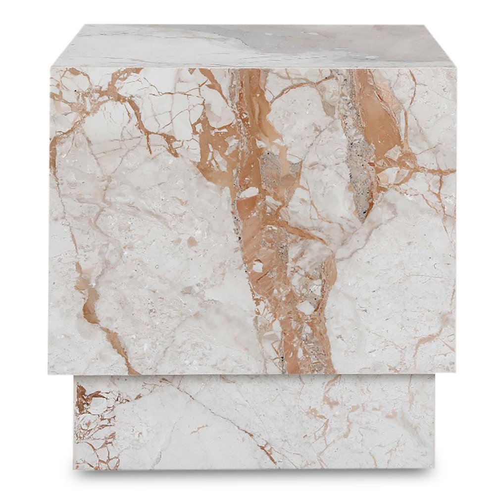 Moes Home - Layla Side Table Breccia Marble - GK-1139-34 view 4