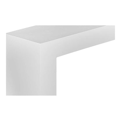 Moes Home - Lazarus Outdoor Bench White - BQ-1005-18 veiw 5