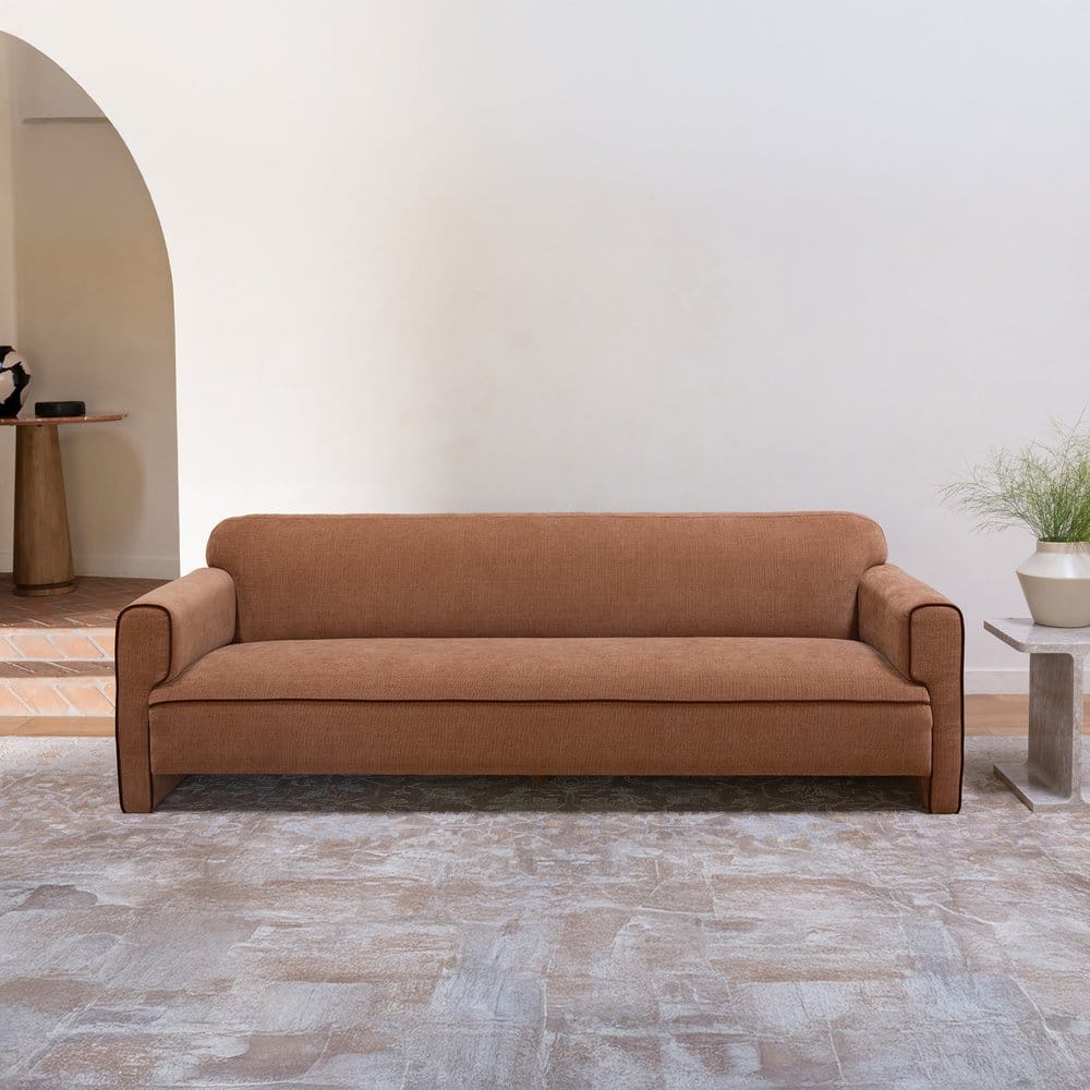 Moes Home - Leo Sofa Light Brown - OA-1076-21 view 11