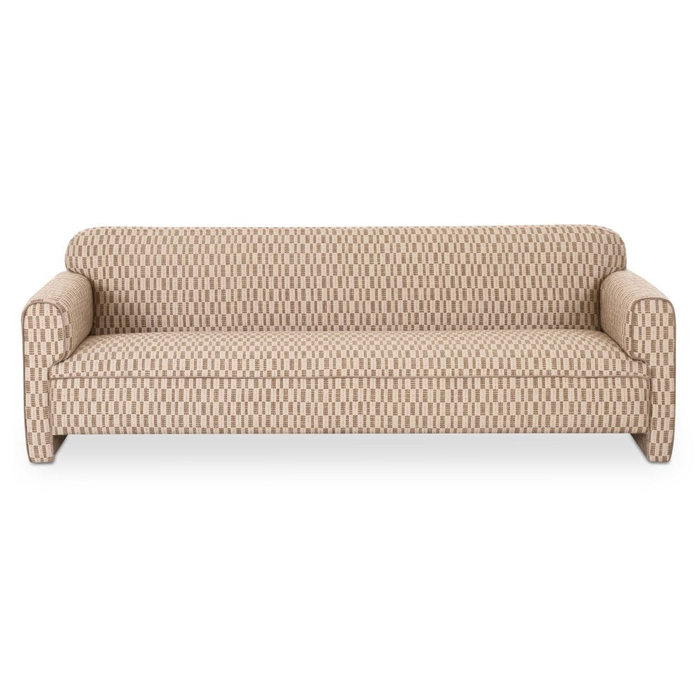 Moes Home - Leo Sofa Taupe - OA-1076-39 view 1