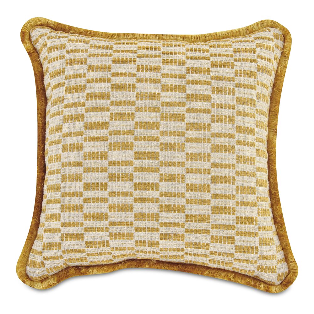 Moes Home - Leone Cushion Chartreuse - OA-1086-08 view 1