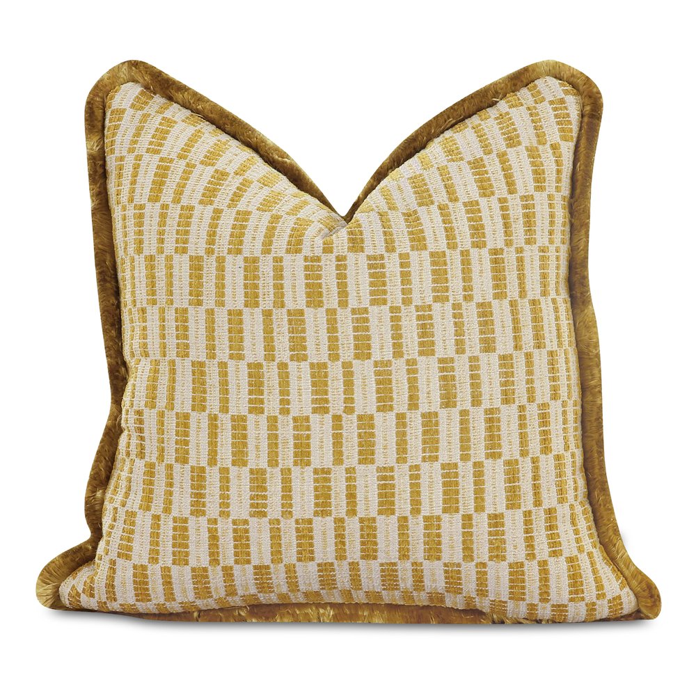 Moes Home - Leone Cushion Chartreuse - OA-1086-08 view 2