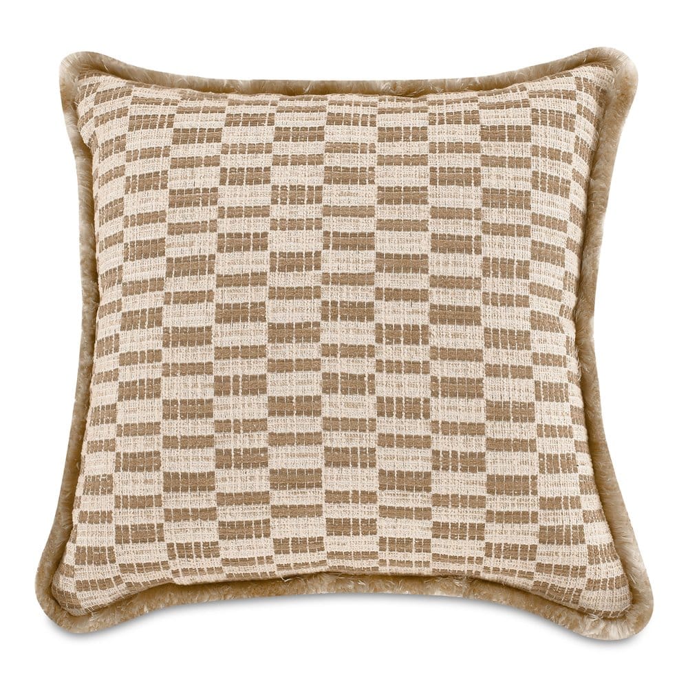 Moes Home - Leone Cushion Taupe - OA-1086-39 view 1