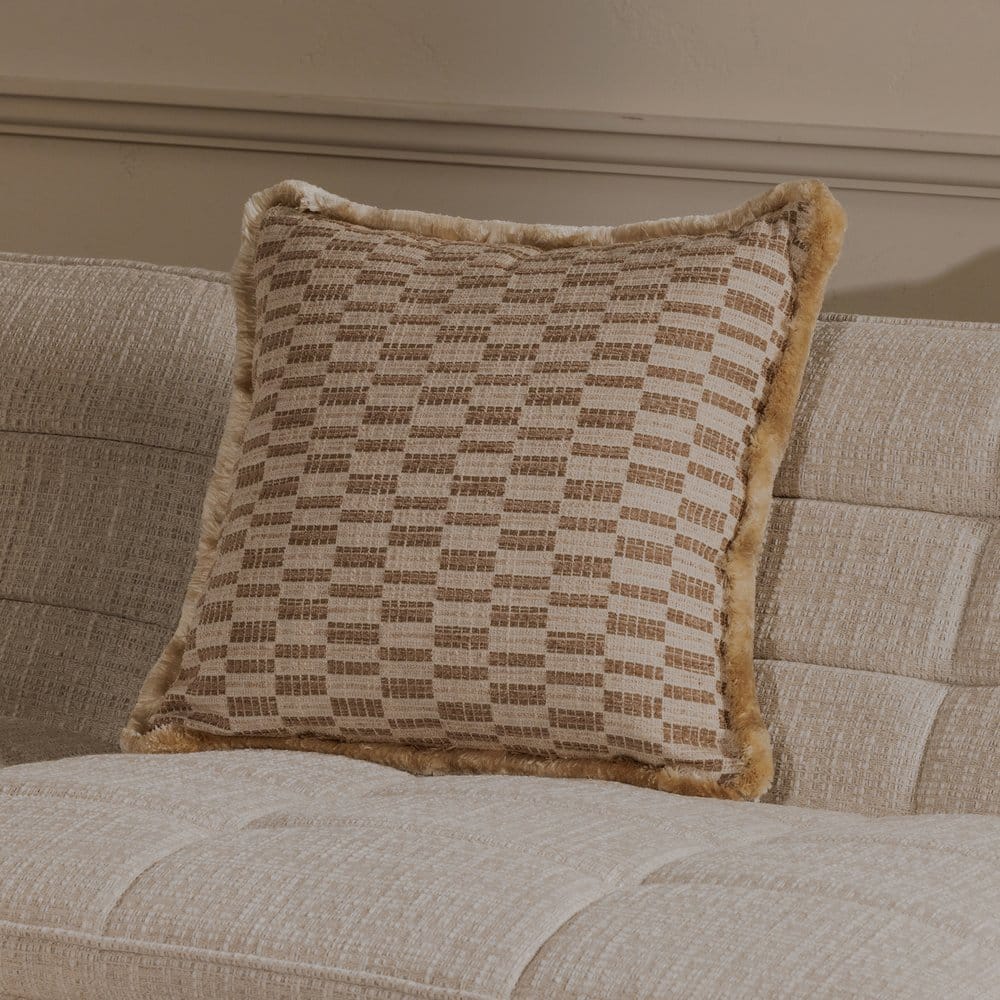 Moes Home - Leone Cushion Taupe - OA-1086-39 view 5