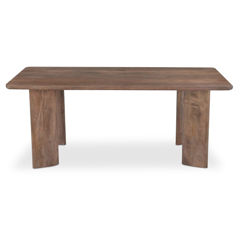 Moes Home - Lia Rectangular Dining Table Dark Brown - DR-1333-20 view 1