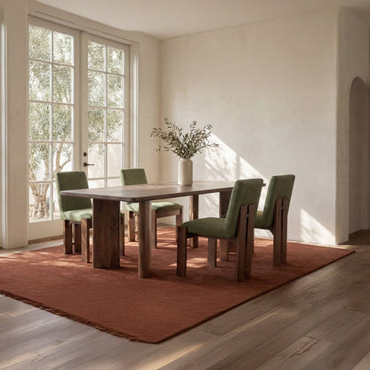 Moes Home - Lia Rectangular Dining Table Dark Brown - DR-1333-20 view 9
