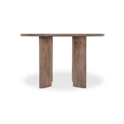 Moes Home - Lia Round Dining Table Dark Brown - DR-1332-20 view 3