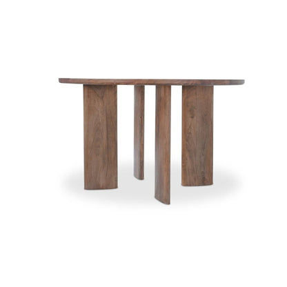 Moes Home - Lia Round Dining Table Dark Brown - DR-1332-20 view 4