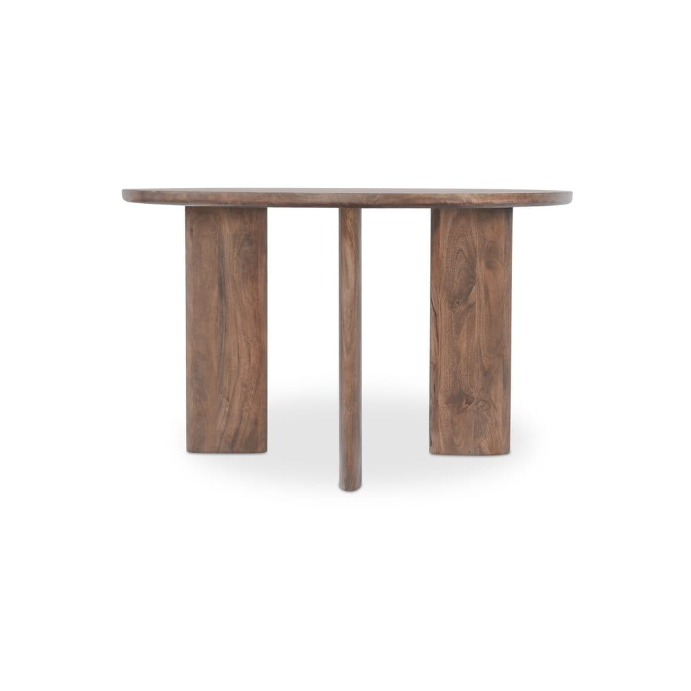 Moes Home - Lia Round Dining Table Dark Brown - DR-1332-20 view 5