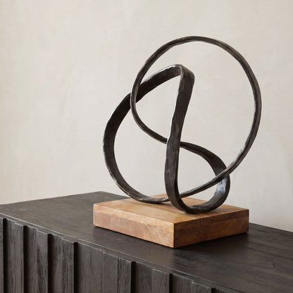 Moes Home - Lida Cast Aluminum Sculpture - OT-1025-02 view 4