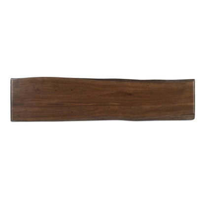 Moes Home - Lila Dining Bench Large Brown - BB-1037-03-0 view 5