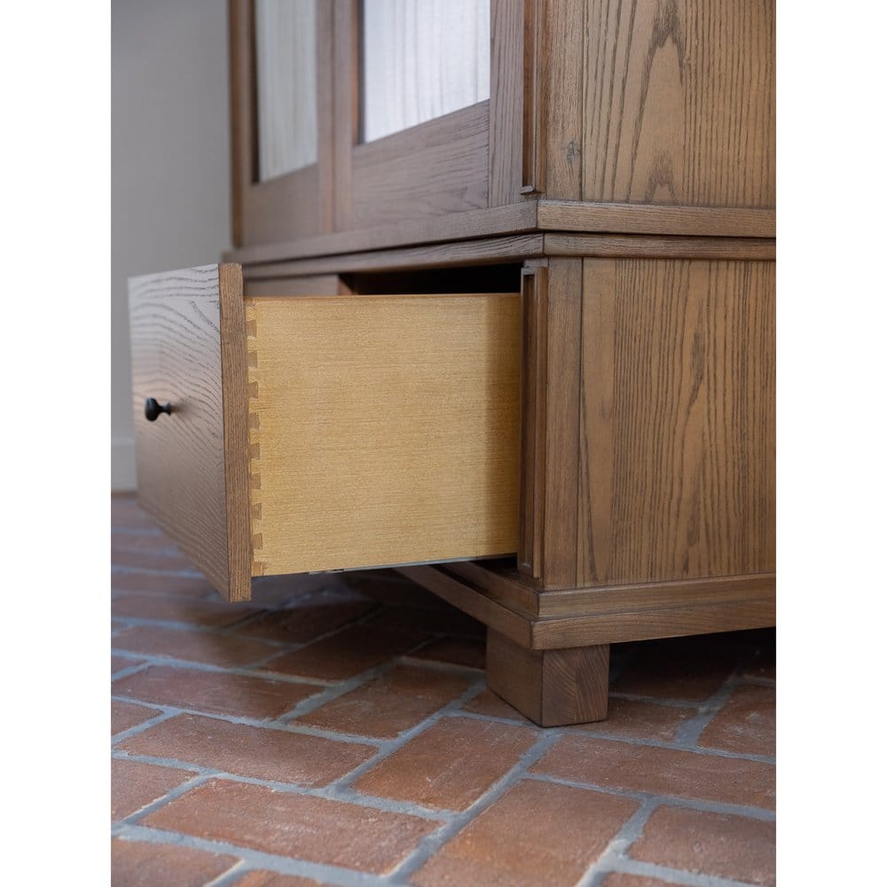 Moes Home - Lillian Tall Cabinet Brown - EM-1018-03-0 view 10