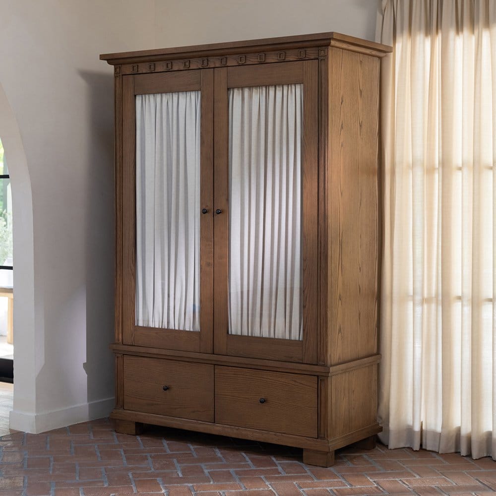 Moes Home - Lillian Tall Cabinet Brown - EM-1018-03-0 view 12