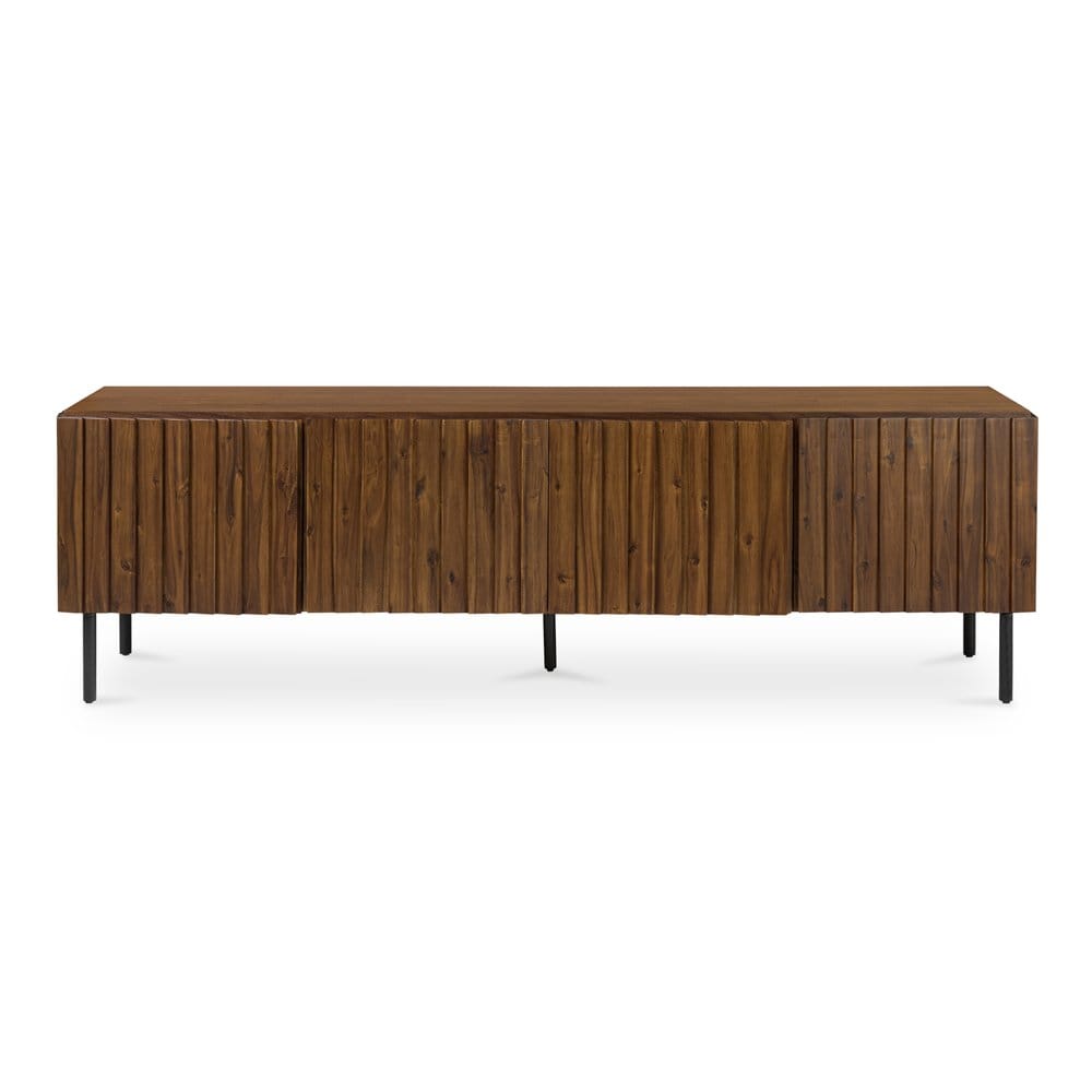 Moes Home - Lincoln Media Cabinet Brown - JU-1011-03 view 1