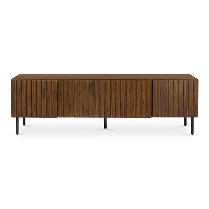 Moes Home - Lincoln Media Cabinet Brown - JU-1011-03 view 1