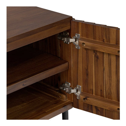 Moes Home - Lincoln Media Cabinet Brown - JU-1011-03 view 9