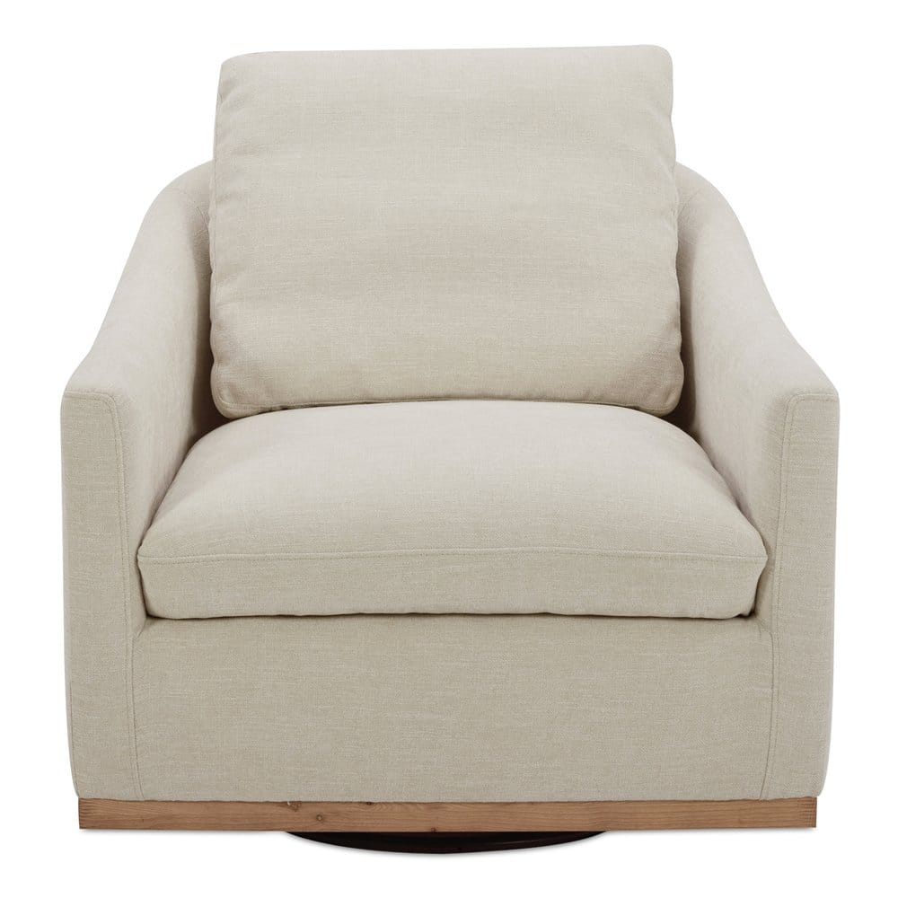 Moes Home - Linden Swivel Chair Soft Beige - KQ-1029-34-USA view 1