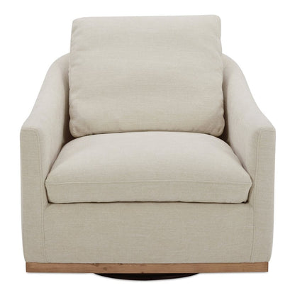 Moes Home - Linden Swivel Chair Soft Beige - KQ-1029-34-USA view 2