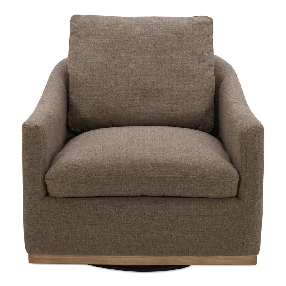 Moes Home - Linden Swivel Chair Soft Taupe - KQ-1029-39-USA view 2
