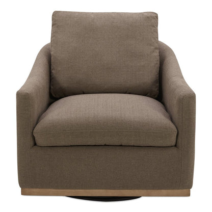 Moes Home - Linden Swivel Chair Soft Taupe - KQ-1029-39-USA view 2