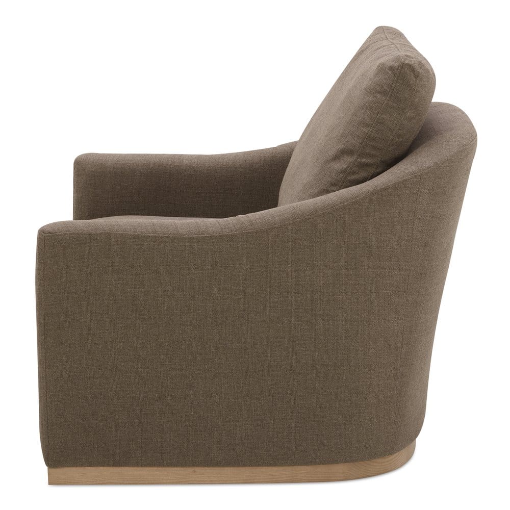 Moes Home - Linden Swivel Chair Soft Taupe - KQ-1029-39-USA view 3