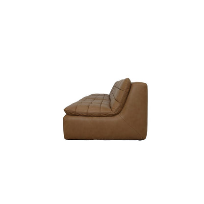 Moes Home - Lino Armless Modular Sofa Tan Leather - XQ-1028-40 view 3