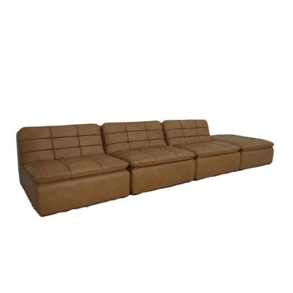 Moes Home - Lino Lounge Modular Sectional Tan Leather - XQ-1029-40 view 3