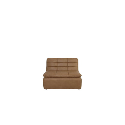 Moes Home - Lino Slipper Chair Tan Leather - XQ-1026-40 view 2