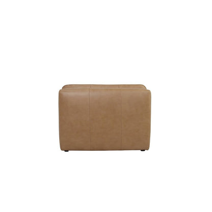 Moes Home - Lino Slipper Chair Tan Leather - XQ-1026-40 view 4