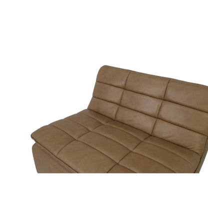 Moes Home - Lino Slipper Chair Tan Leather - XQ-1026-40 view 6