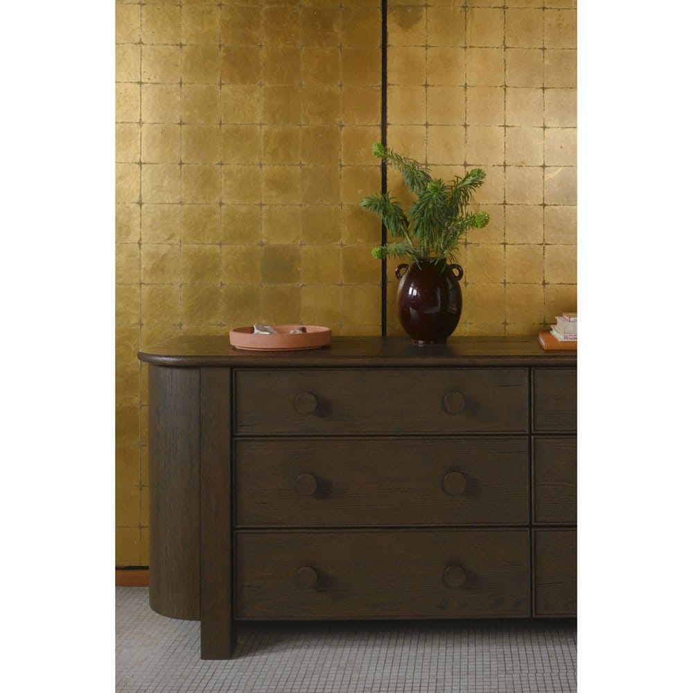 Moes Home - Loren 6 Drawer Dresser Dark Brown - EF-1018-20 view 13