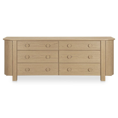 Moes Home - Loren 6 Drawer Dresser Natural - EF-1018-24 view 1