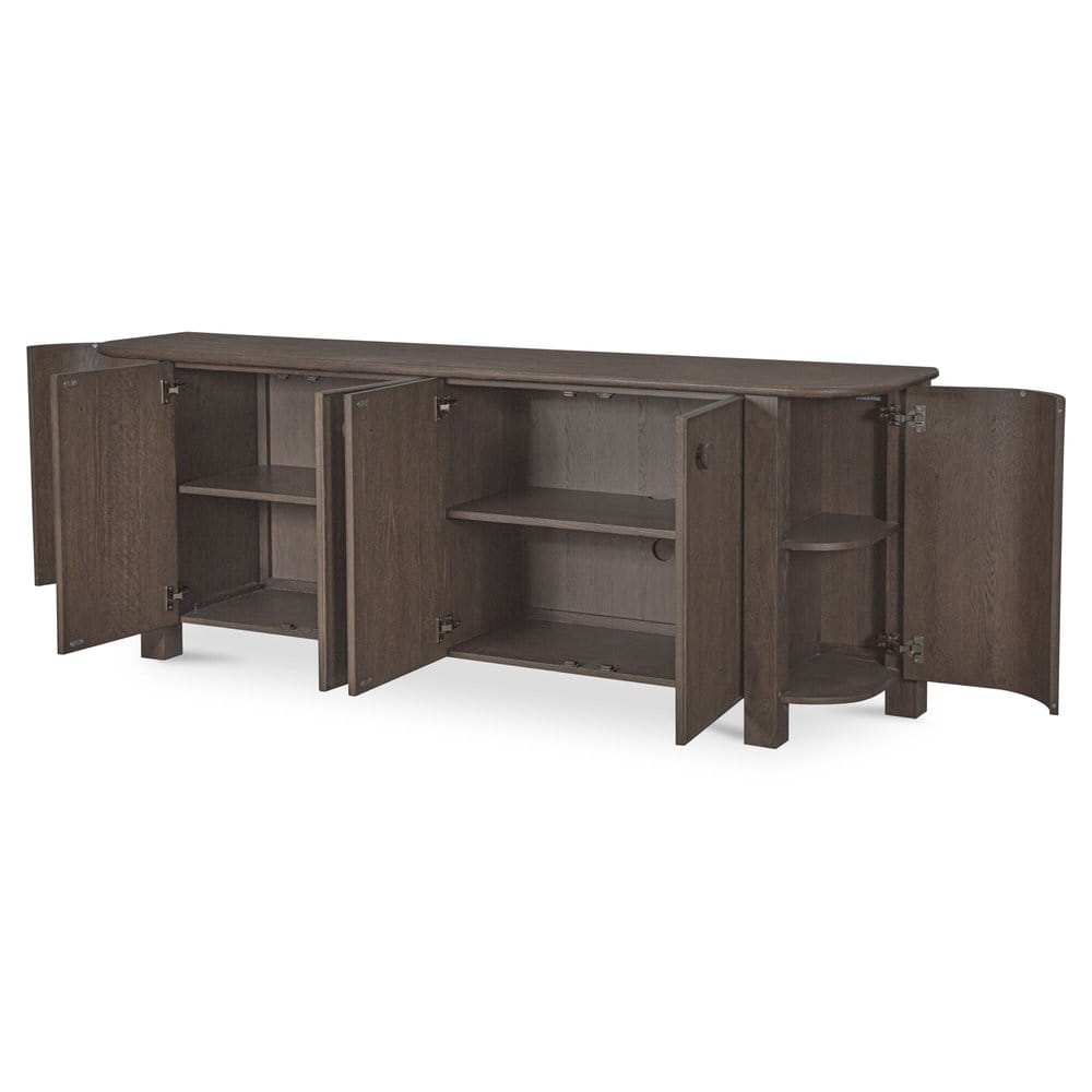 Moes Home - Loren Sideboard Dark Brown - EF-1019-20 view 7