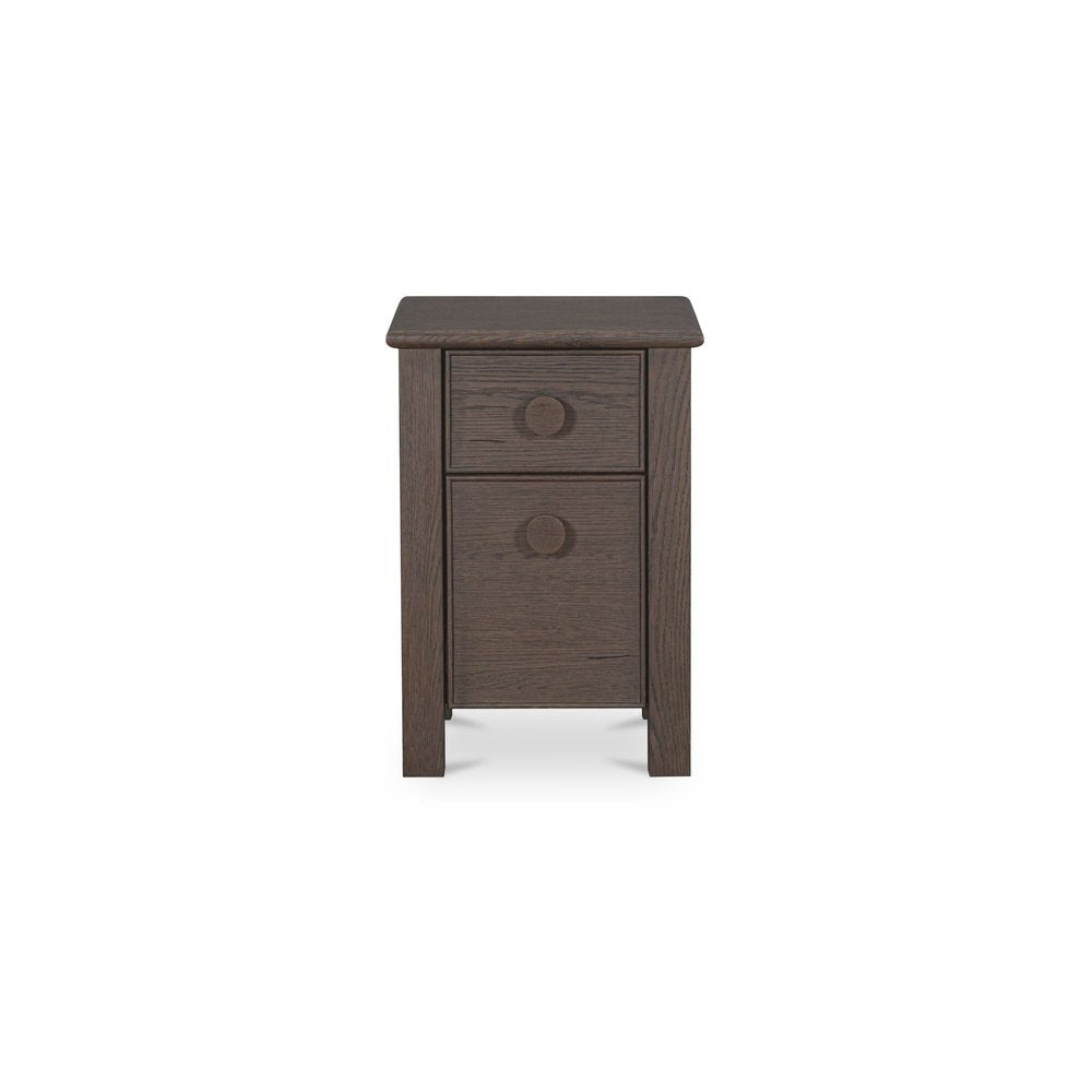 Moes Home - Loren Small Nightstand Dark Brown - EF-1016-20 view 2