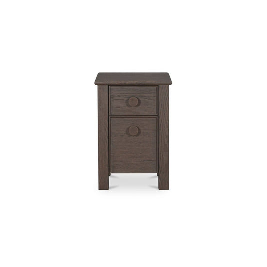 Moes Home - Loren Small Nightstand Dark Brown - EF-1016-20 view 2