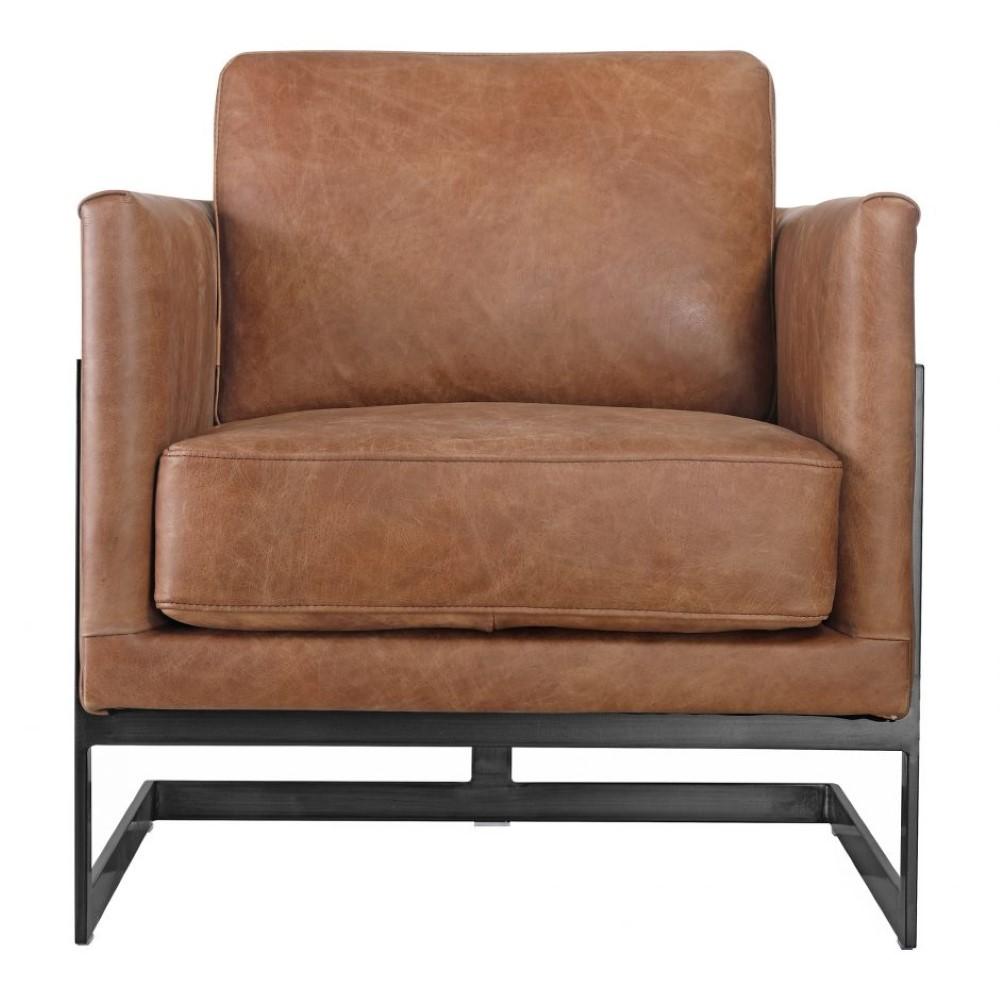 Moes Home - Luxley Club Chair in Cappuccino - PK-1082-14 veiw 2