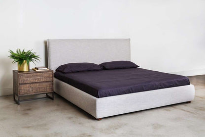 Moes Home - Luzon King Bed in Light Grey - RN-1130-40-0 veiw 3