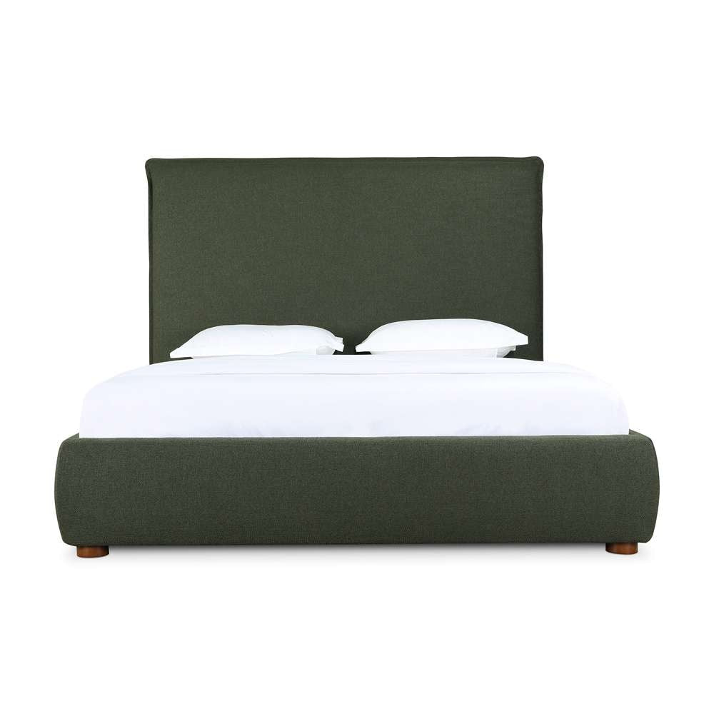 Moes Home - Luzon King Bed Tall Headboard Deep Forest - RN-1149-27-0 veiw 1