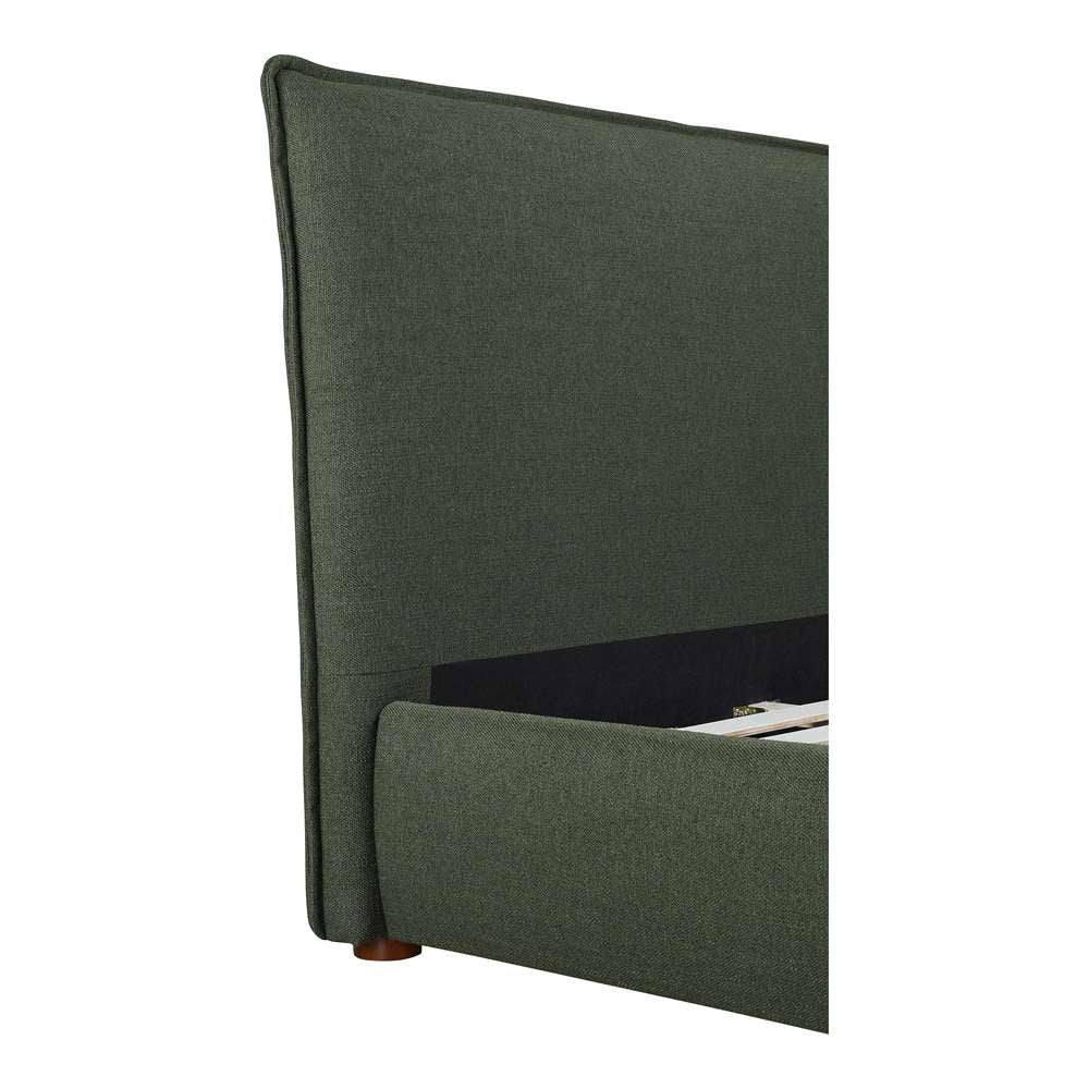 Moes Home - Luzon King Bed Tall Headboard Deep Forest - RN-1149-27-0 veiw 7