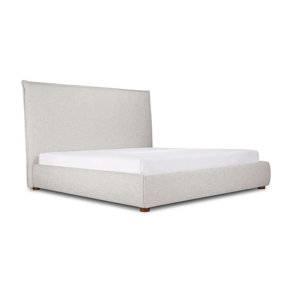 Moes Home - Luzon King Bed Tall Headboard Light Grey - RN-1149-40-0 veiw 2
