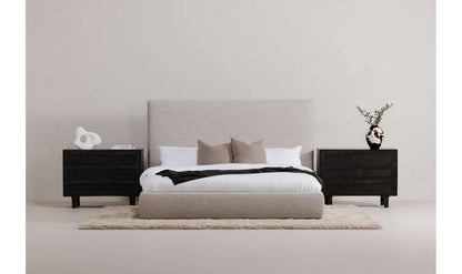 Moes Home - Luzon King Bed Tall Headboard Light Grey - RN-1149-40-0 veiw 6