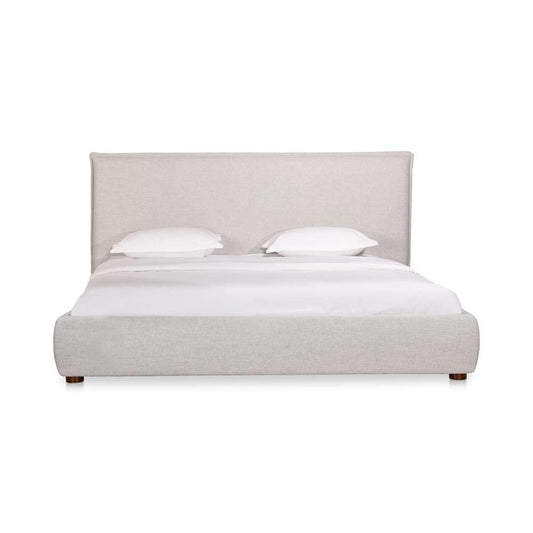 Moes Home - Luzon Queen Bed in Light Grey - RN-1129-40-0 veiw 1