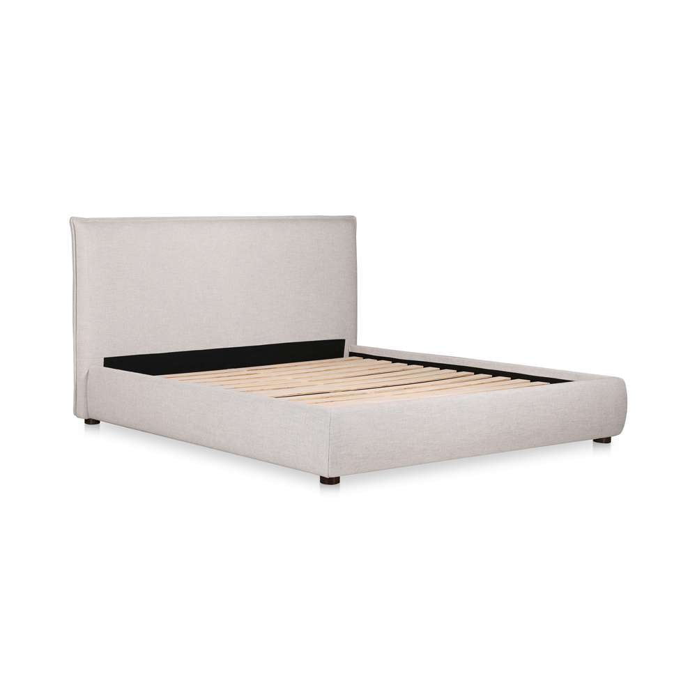 Moes Home - Luzon Queen Bed in Light Grey - RN-1129-40-0 veiw 2